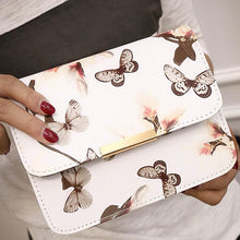 Faux Leather Butterfly Messenger Bag