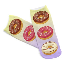 Go Nuts 4 Donuts Low Cut 3D Printed Ankle Socks